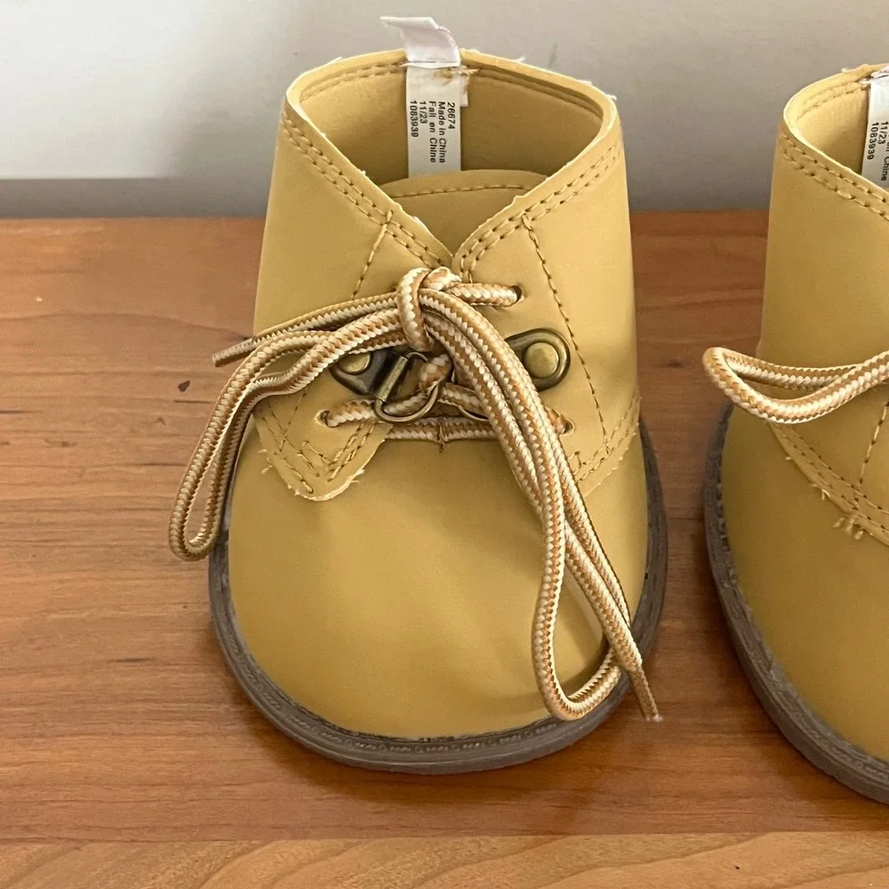 Build-A-Bear Workshop Tan Work‎ Boots Plush Stuffed Animal Accessories 26674